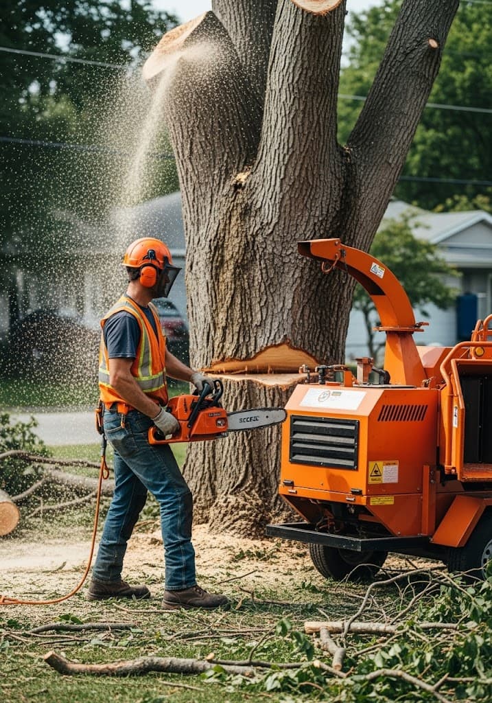 Custom hero image for ArborQuote, depicting lush green trees or a professional arborist at work